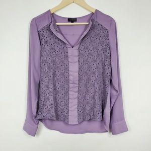 The Limited Womens Purple Blouse Top Size Small
